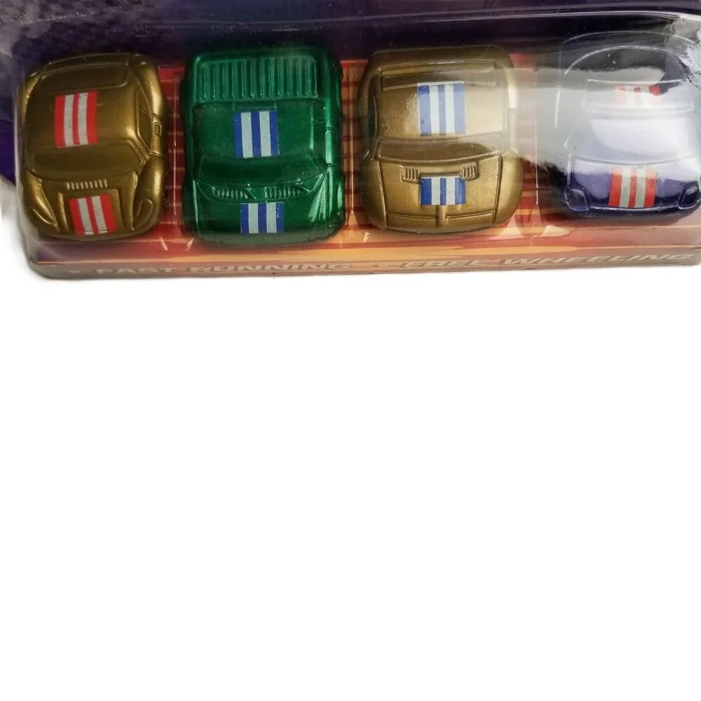 Smart Wheel Flatz Cars 4 Pack 2003 Die Cast Racing Toy Cars